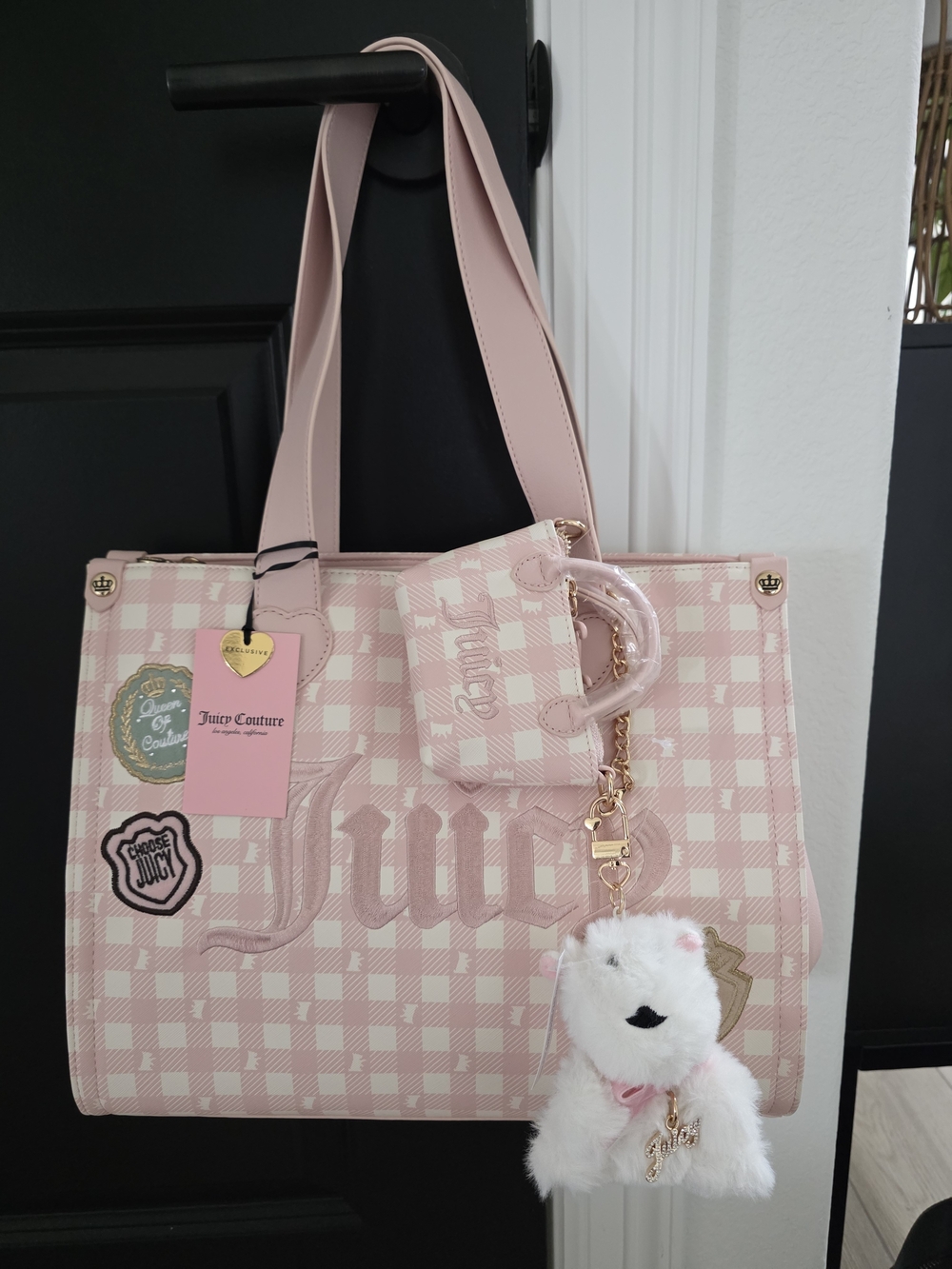 NWT Juicy Couture Study In Style W/Scottie Tote